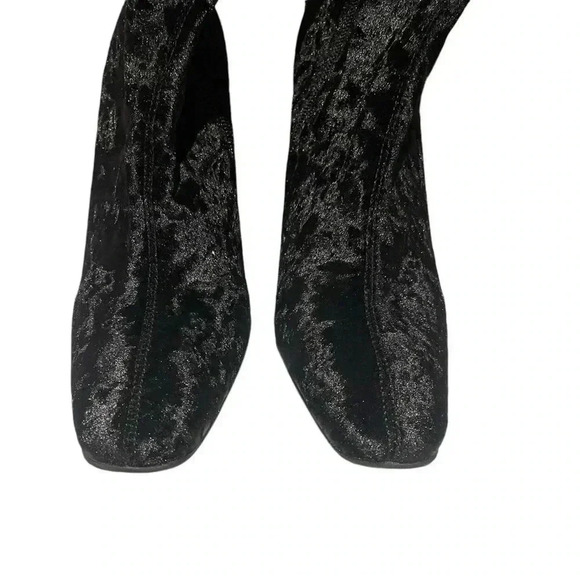 Jeffrey Campbell Anthro Laris velvet grunge fairy whimsygoth ankle boot 9 - Picture 6 of 7